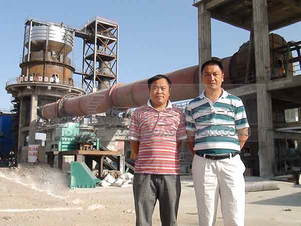 新疆库尔勒3*60米环保石灰回转窑生产线